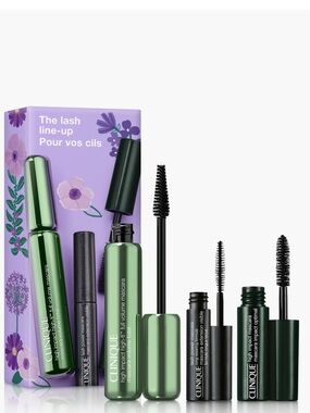 Clinique Mascara Trio with Metallic Green Tubes